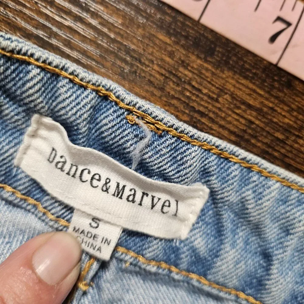 Dance&Marvel Denim Shorts Small Distressed Dance - Picture 5 of 5